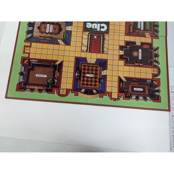 2014 Classic 1986 Clue Board Game Replacement Parts Game Board Instructions - Picture 8 of 9
